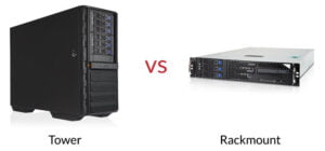 Tower server vs rack mounted server