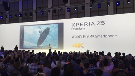 Keluarga Sony Xperia Z5 Termasuk Ponsel 4K Pertama di Dunia