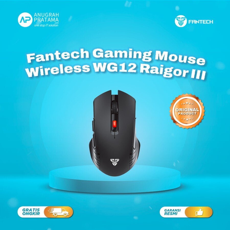 Mouse Wireless Gaming Terbaik: Fantech RAIGOR Gen III WG12R