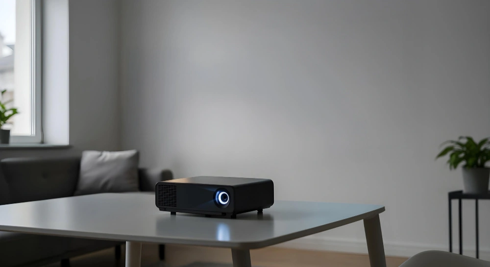 Mini projector hitam