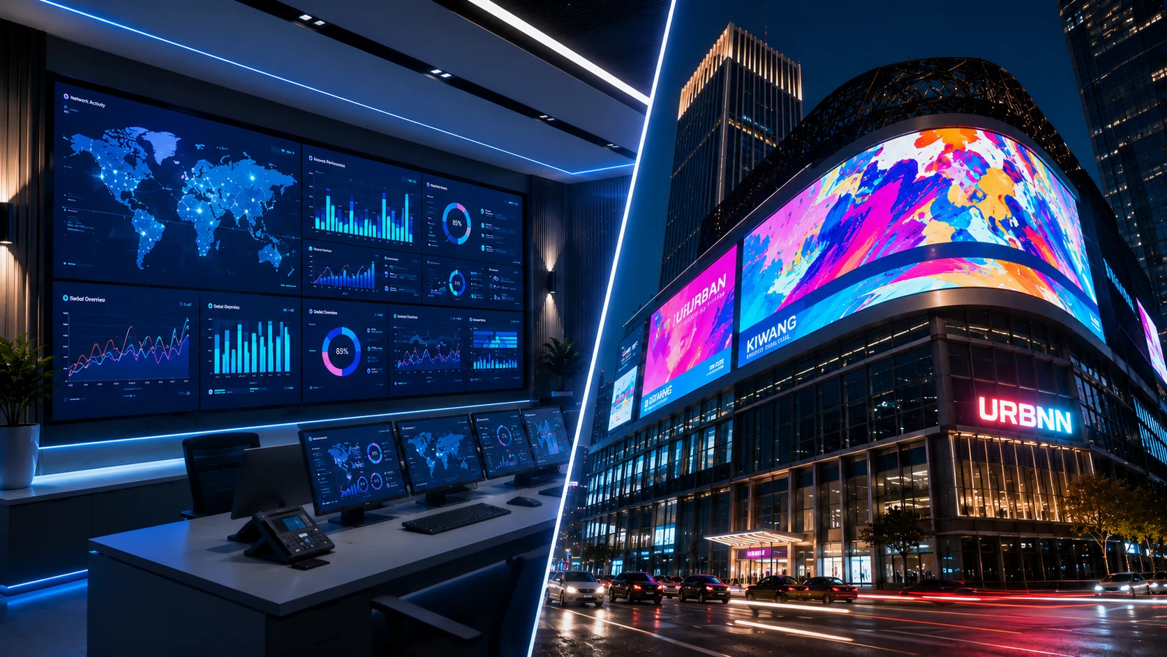 Perbandingan antara video wall dengan videotron untuk membantu memilih solusi display yang sesuai dengan kebutuhan bisnis
