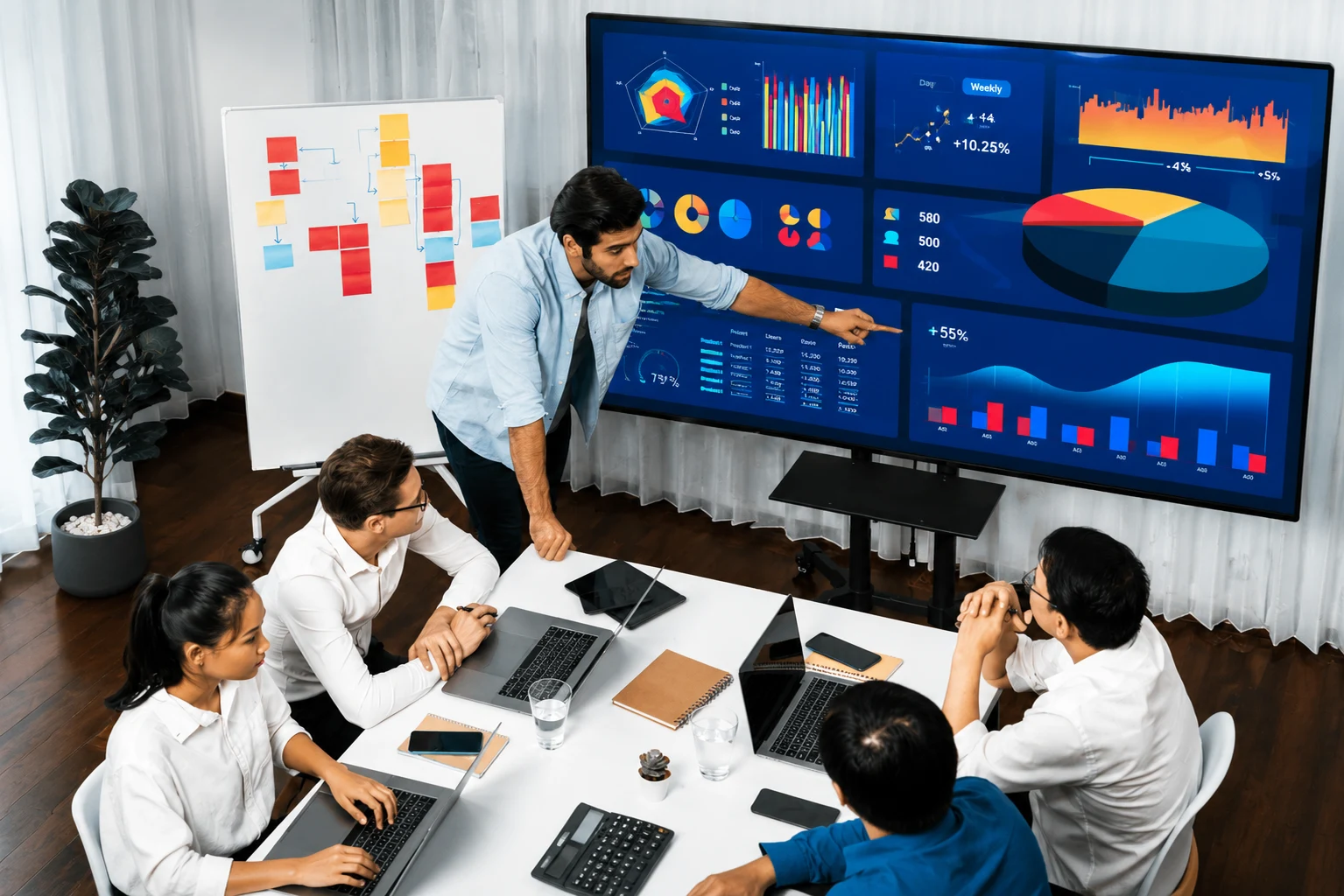 Kolaborasi Menggunakan Interactive Flat Panel (IFP)