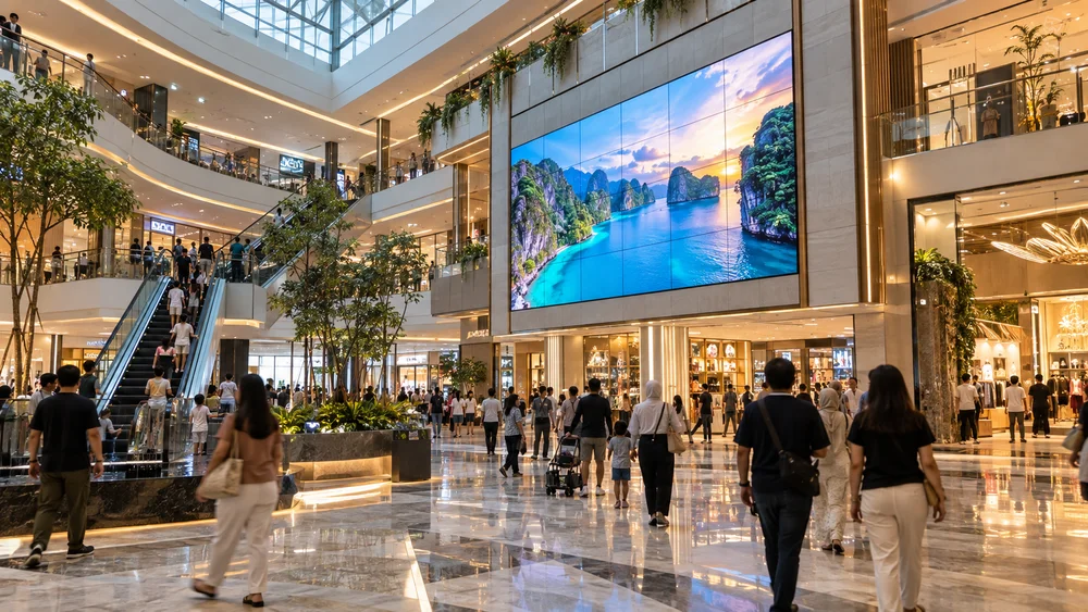 Video wall untuk area publik